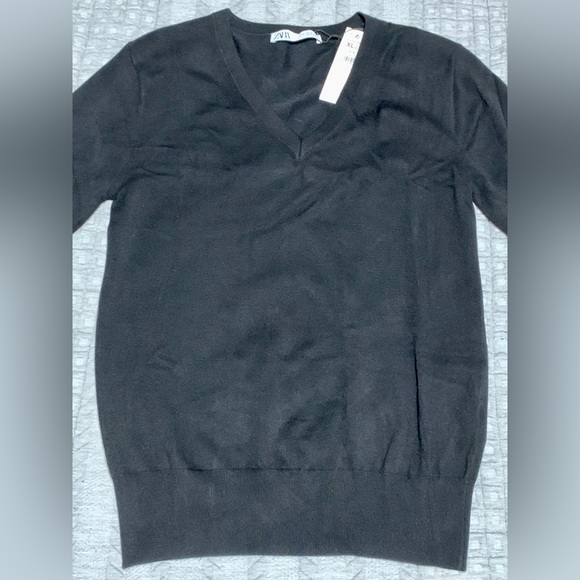 New!  Zara_V-Neck Cardigan - Picture 6 of 11